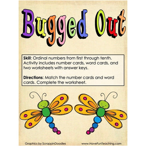 Ordinal Numbers Worksheet 8