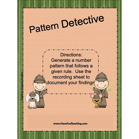 Pattern Detective Game