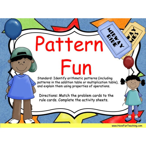 Pattern Fun Arithmetic Game