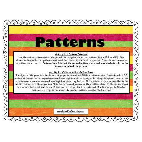 Patterns Game