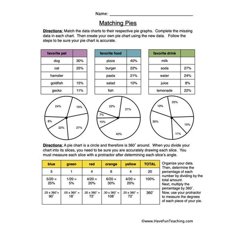 Pie Graph Worksheet 2