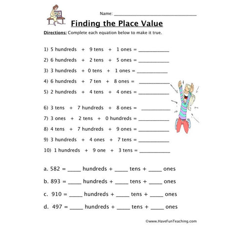 Place Value 2 Worksheet 3