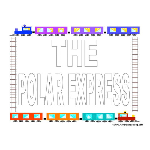 Polar Express Activities Worksheet