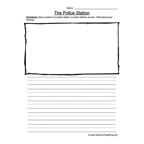 Police Officers Worksheet 2