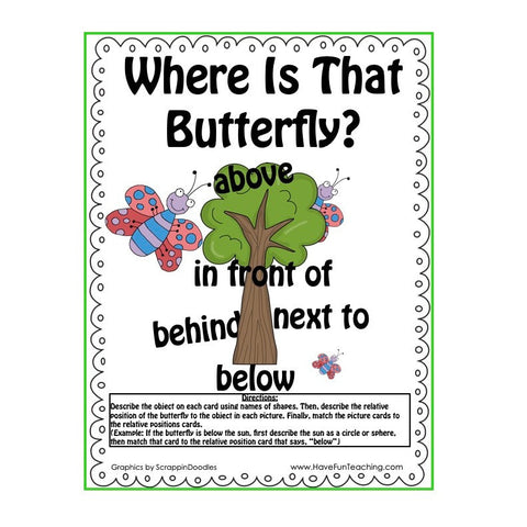 Position Words Game 2