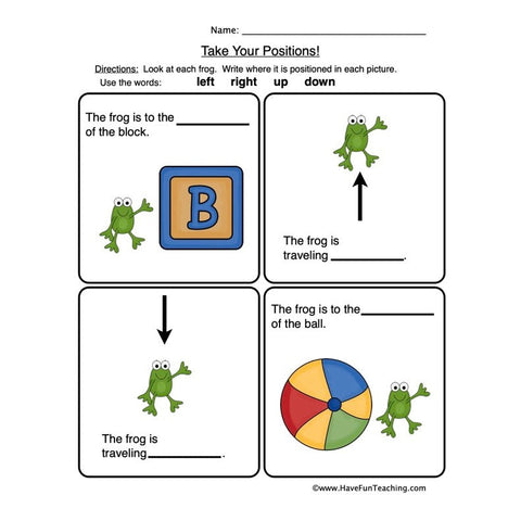 Positions Worksheet