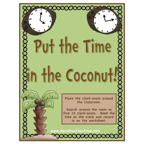 Put the Time in the Coconut Game