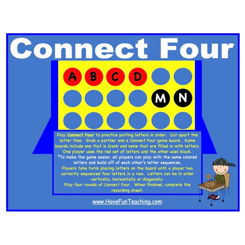 Putting Letters in Order Game
