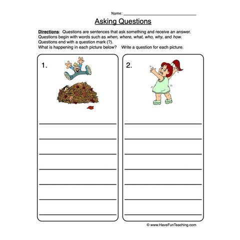 Questions Worksheet 2