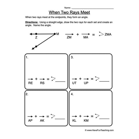 Rays Worksheet 2