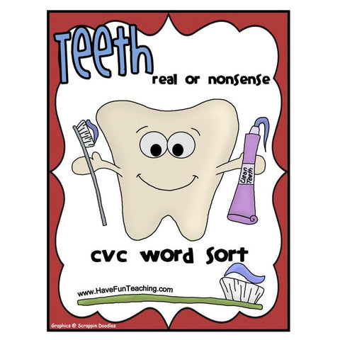 Real Nonsense Words CVC Game