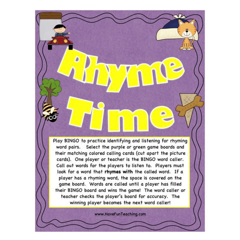 Rhyming Words Game