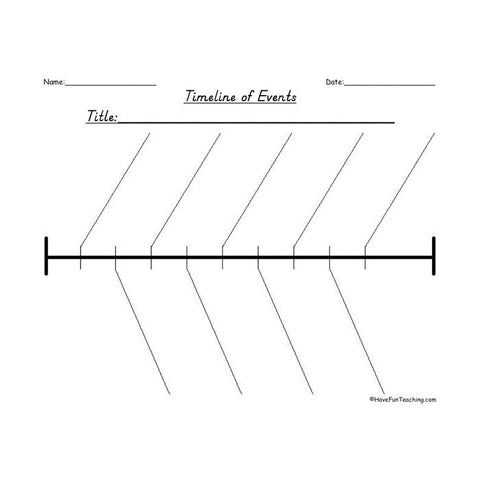 Sequence Timeline Graphic Organizer