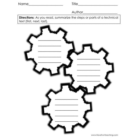 Sequencing Graphic Organizer