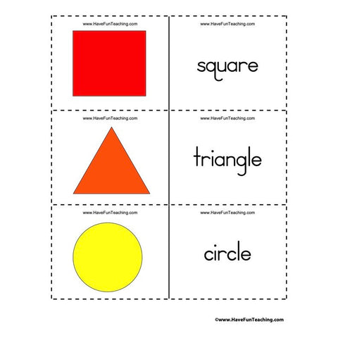 Shape Flash Cards