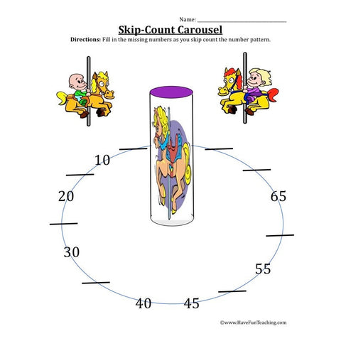 Skip Counting Worksheet