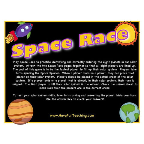 Solar System Game