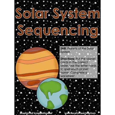 Solar System Sequencing Planets Game