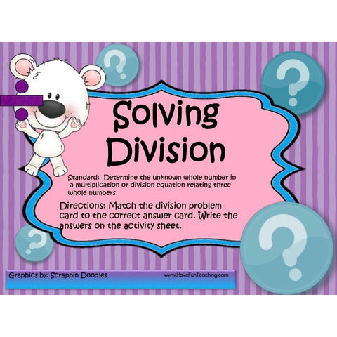 Solving Division Game