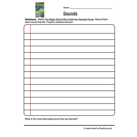 Sounds Worksheet 2