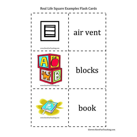 Square Flash Cards
