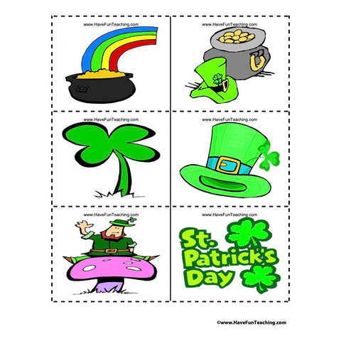 St Patricks Day Clip Art Worksheet