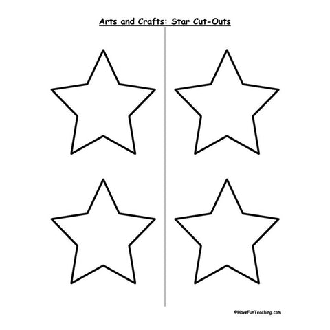 Star Cutouts Worksheet