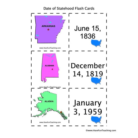 State Flash Cards
