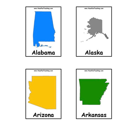Alabama Flash Cards
