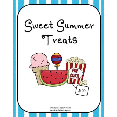 Summer Treats Money Addition Game