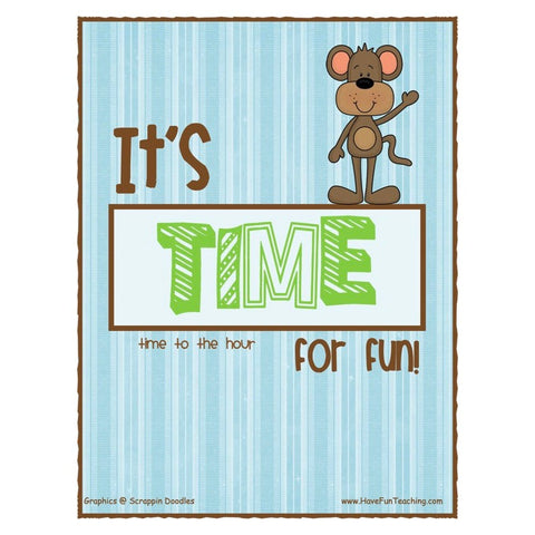 Telling Time Clock Hour Game 2