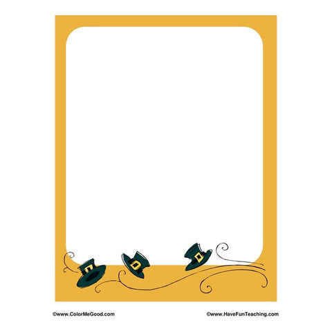 Thanksgiving Theme Border Paper 01 Worksheet
