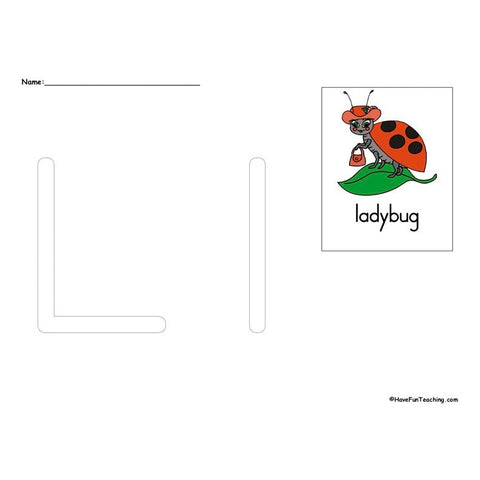 The Letter L Worksheet