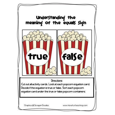 True or False Equations Game