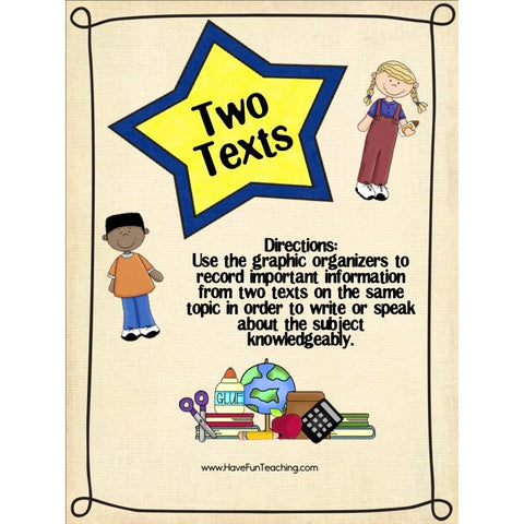 Two Texts Important Information Game