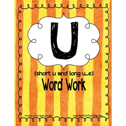 U Word Work Game