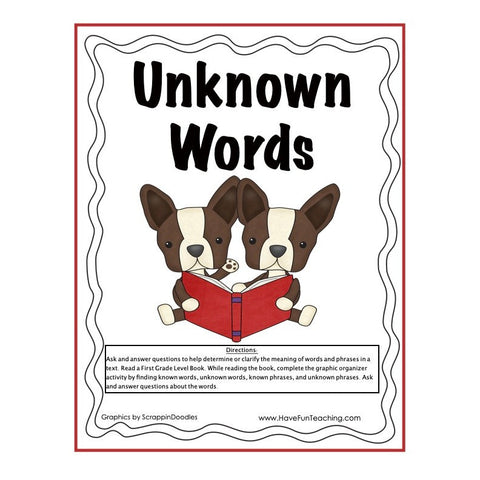 Unknown Words and Phrases Game