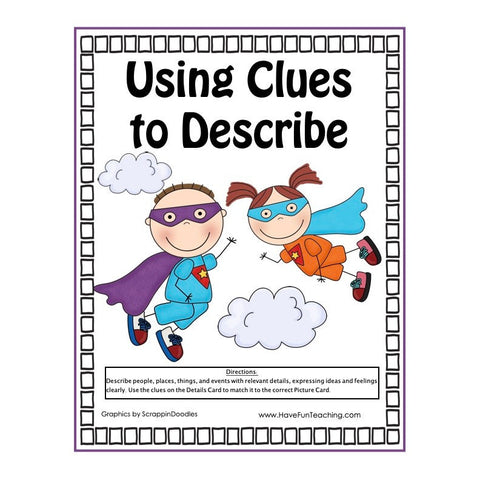 Using Clues to Describe Game
