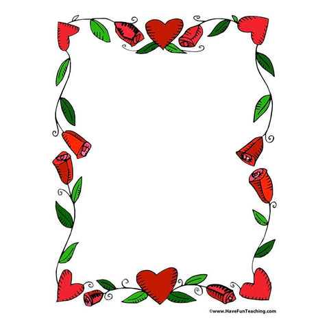 Valentines Day Paper 01 Worksheet