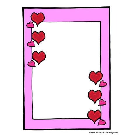 Valentines Day Paper 04 Worksheet