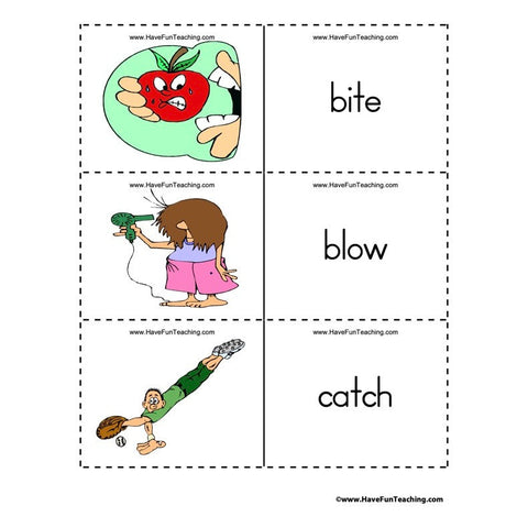 Verb Flash Cards