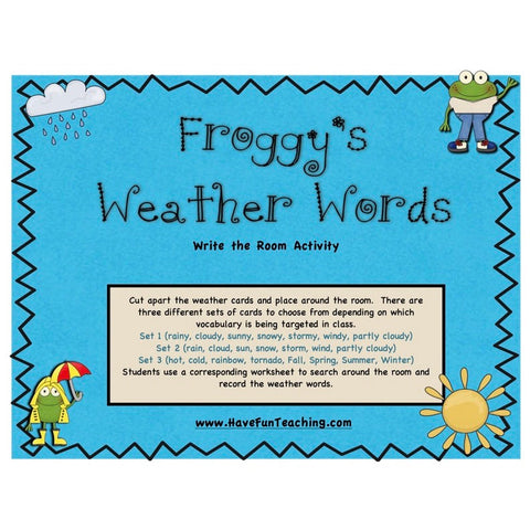 Weather Words Game