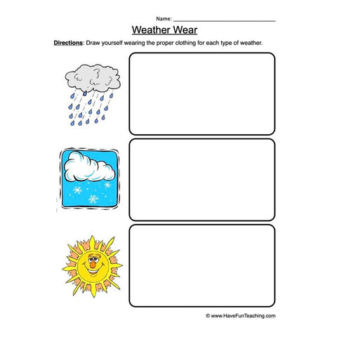 Weather Worksheet 5