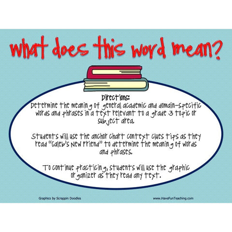 What Does This Word Mean Context Clues Game