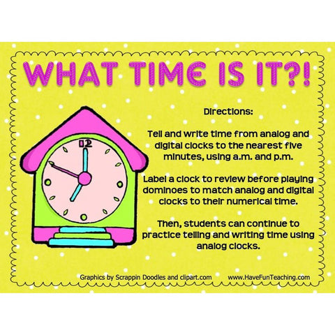 What Time Is It to 5 Minutes Game