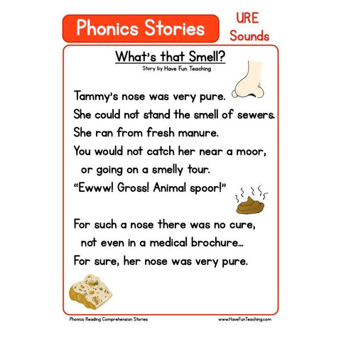 Tammy’s Nose Was Very Pure. Worksheet