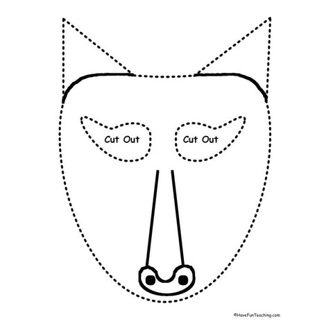 Wolf Mask Worksheet