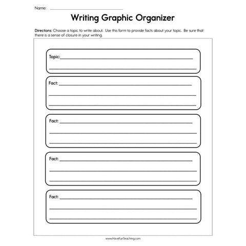Writing Graphic Organizer