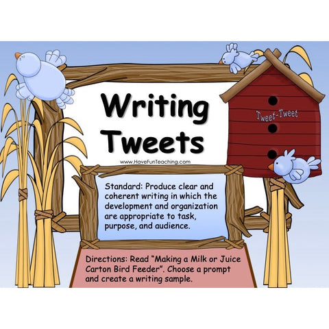 Writing Tweets Game