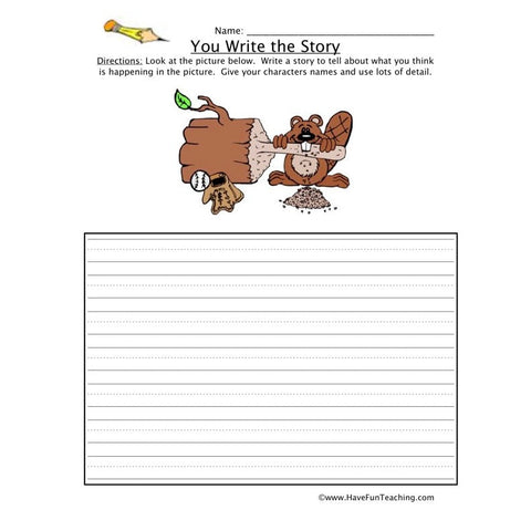 You Write the Story Worksheet 2
